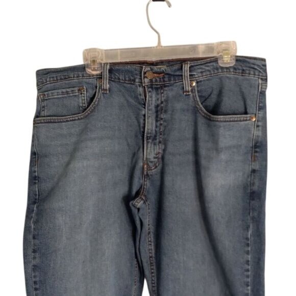 Signature By Levi Strauss W36 L32 Mens Athletic Jeans Medium Wash Blue Denim - Picture 3 of 15